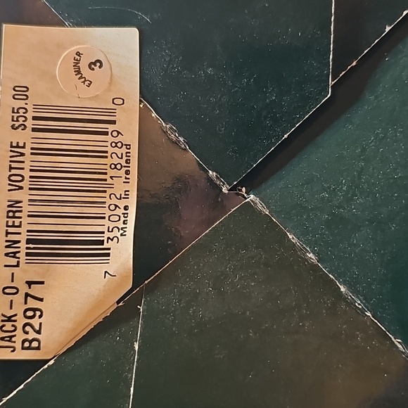 Belleek Stacked Pumpkin Trio Votive Holder - Picture 6 of 7